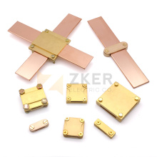 Welding Ground Clamps 20X3 mm Square Brass Clamps for Earthing clamp on rod holders